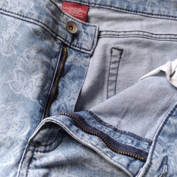 Merona Plus Size Fit 3 Crop Pantacourt Jeans - Picture 4 of 7